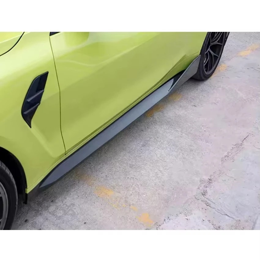MP Style Dry Carbon Fiber Side Skirts For  G80 M3 G82 M4 Car Body Kit 2021+